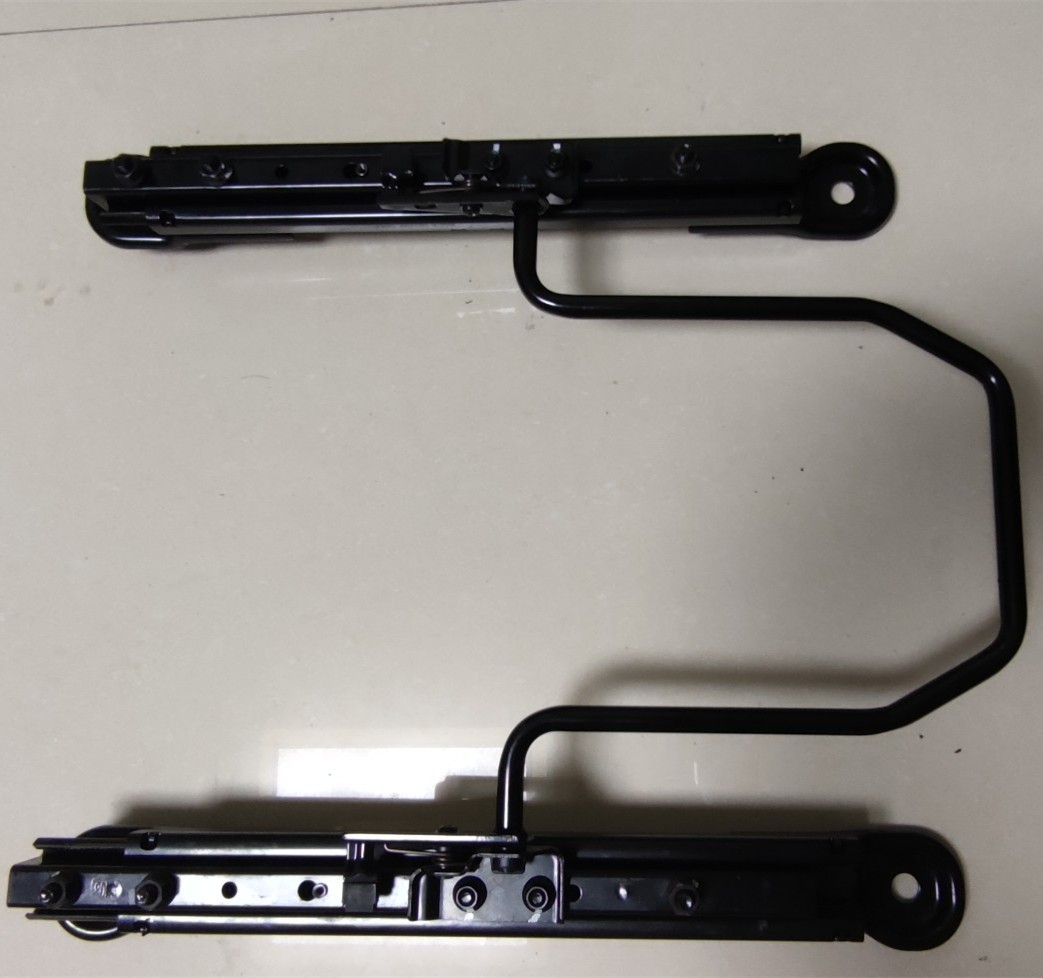 Manually Adjustable Universal High-Strength Automotive Seat Rail Assembly