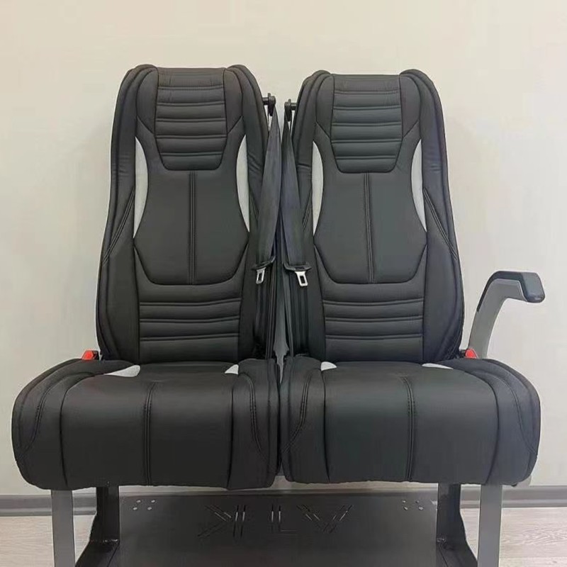 China Suppliers Luxury Leather Fabric Single Seat Double Seat Triple Seat Mini Buses seat Coaches seat Bus Seats