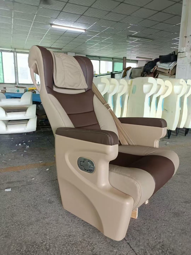 China Suppliers Luxury Leather Fabric Single Seat Double Seat Triple Seat Mini Buses seat Coaches seat Intercity Bus Seat