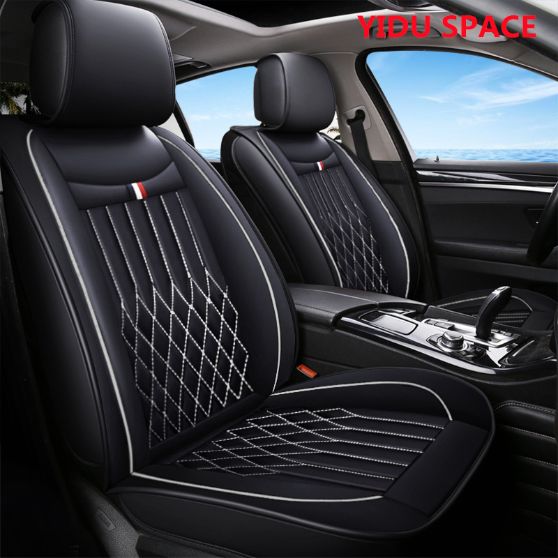 Car Accessories Car Decoration Cushion Universal Cartoon Pure Leather Auto Car Seat Cover