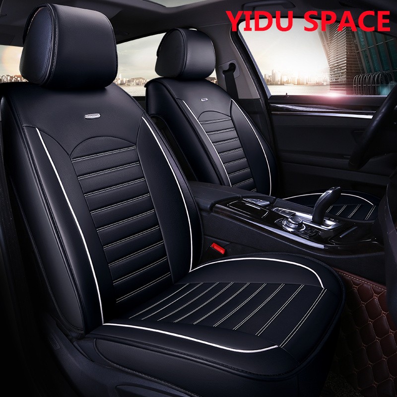 Car Accessories Car Decoration Seat Cover Universal Black Pure Leather Auto seat cover