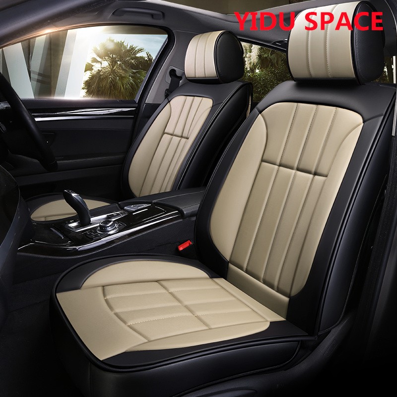 Car Accessories Car Decoration Seat Cushion Universal Black Leather Car Auto Seat Cover