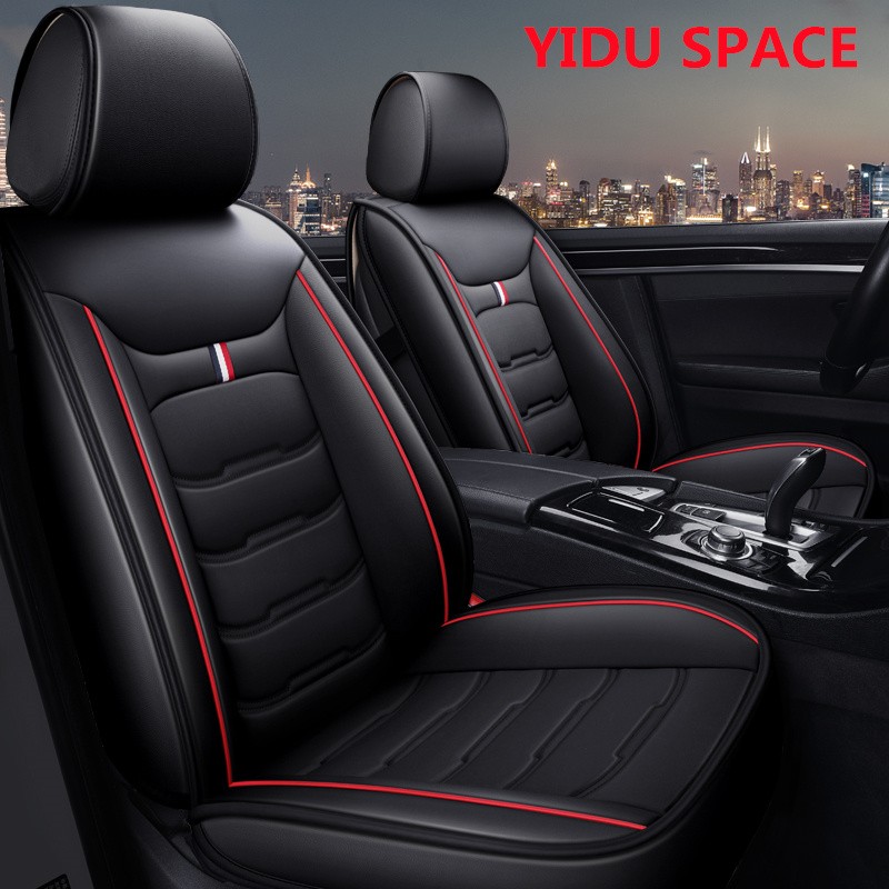 Car Accessories Car Decoration Seat Cushion Universal Black Leather Car Auto Seat Cover