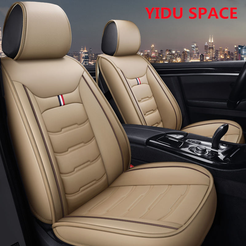 Car Accessories Car Decoration Seat Cushion Universal Black Leather Car Auto Seat Cover 