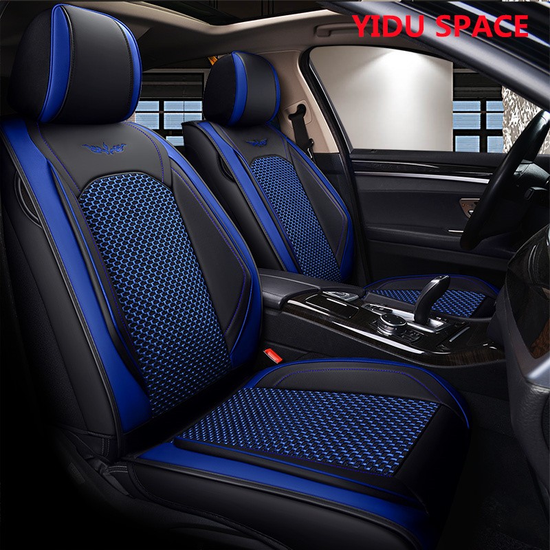 Car Accessories Car Decoration Seat Cushion Universal Black Leather Car Auto Seat Cover 