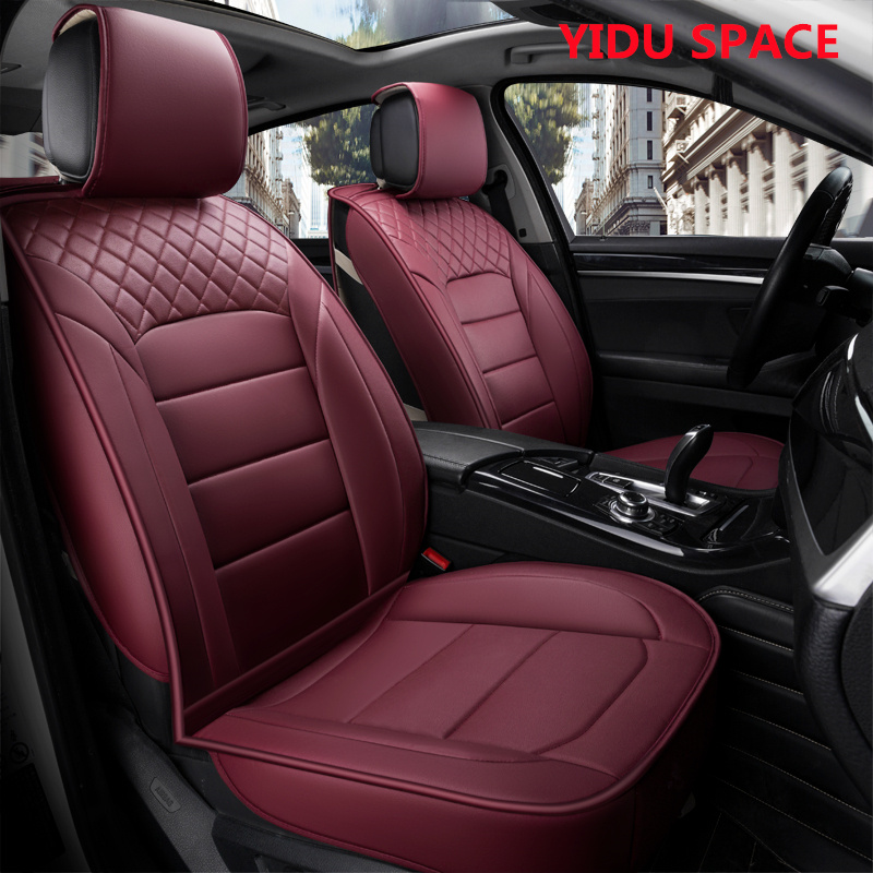 Car Accessories Car Decoration seat Cushion Universal black Leather Car Auto Seat Cover 