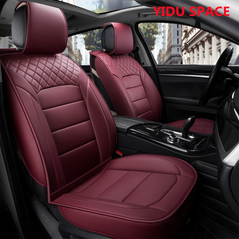 Car Accessories Car Decoration seat Cushion Universal black Leather Car Auto Seat Cover