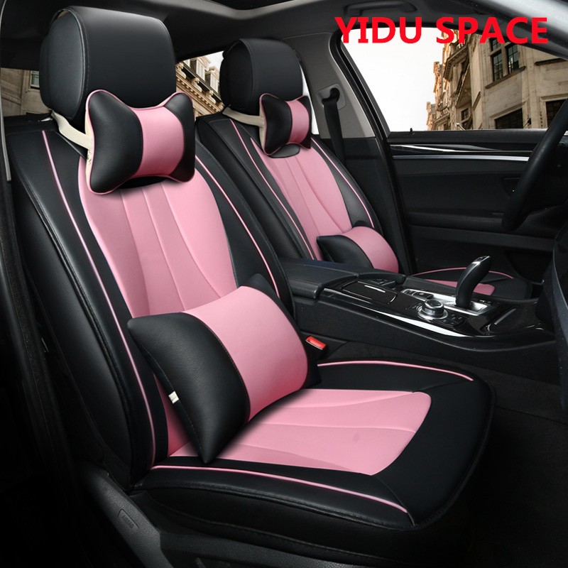 Car Accessory All Weather Universal Super-Fiber Leather Auto Car Seat Cover 