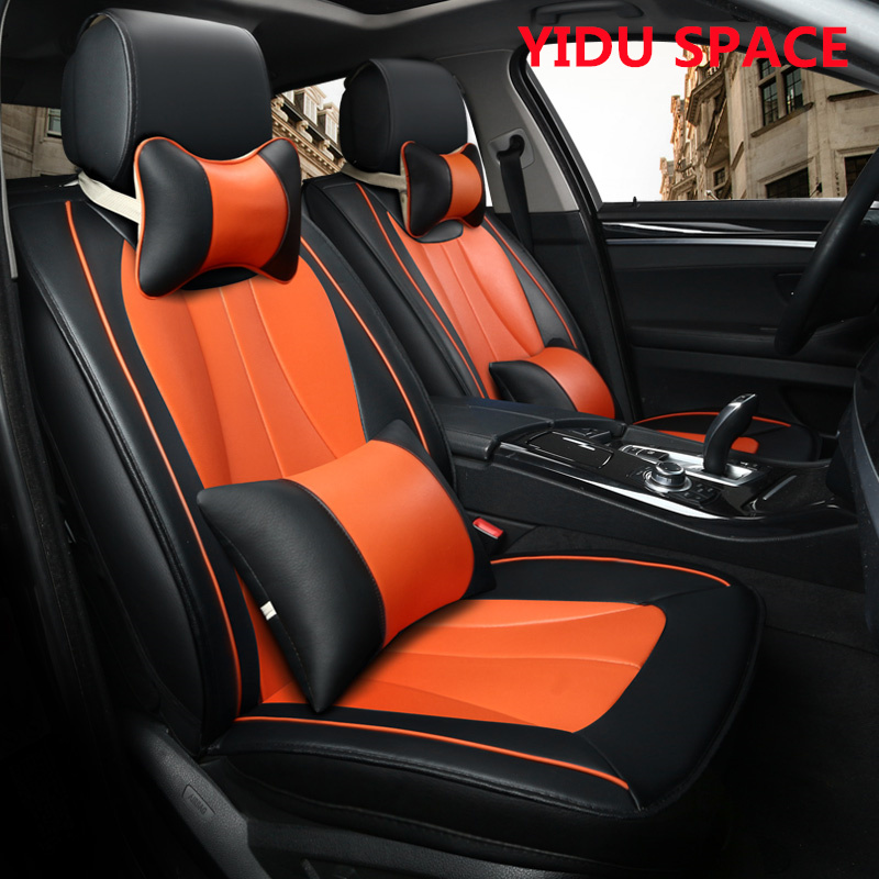 Car Accessory All Weather Universal Super-Fiber Leather Auto Car Seat Cover  