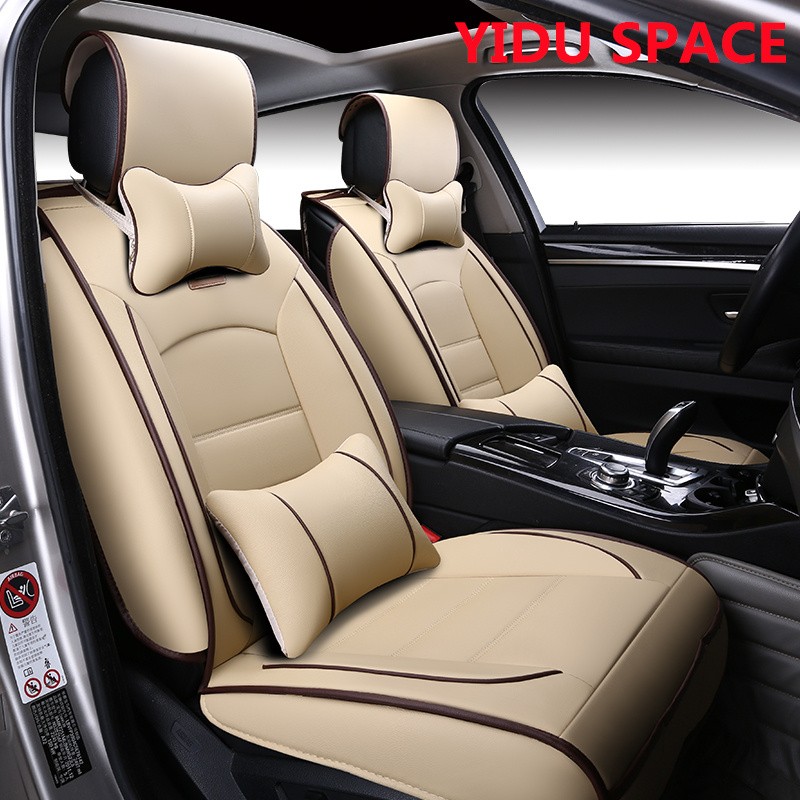 Car Accessory Car Decoration Cover Universal Cartoon Pure Leather Auto Car Seat Cushion