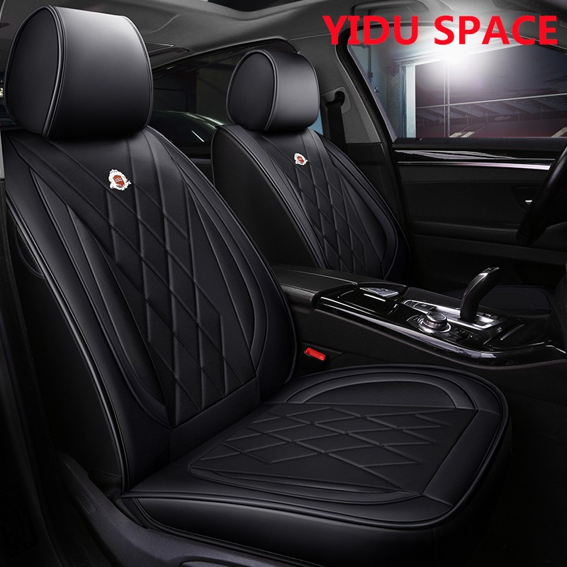 Car Accessory Car Decoration Cover Universal Cartoon Pure Leather Auto Car Seat cover 