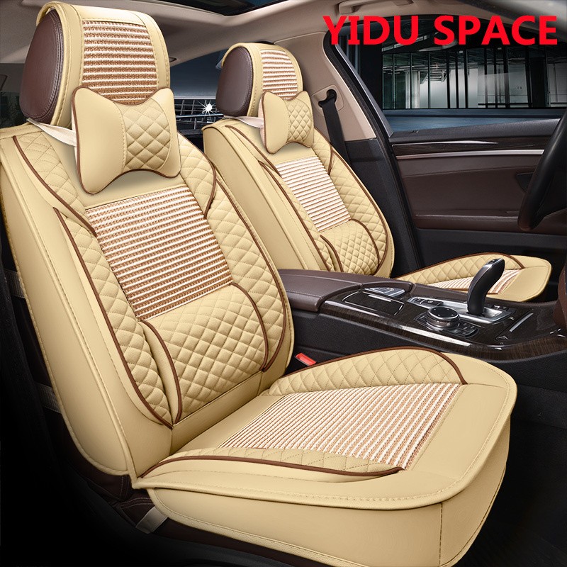 Car Accessory Universal Super-Fiber Leather Auto Car Seat Cover 