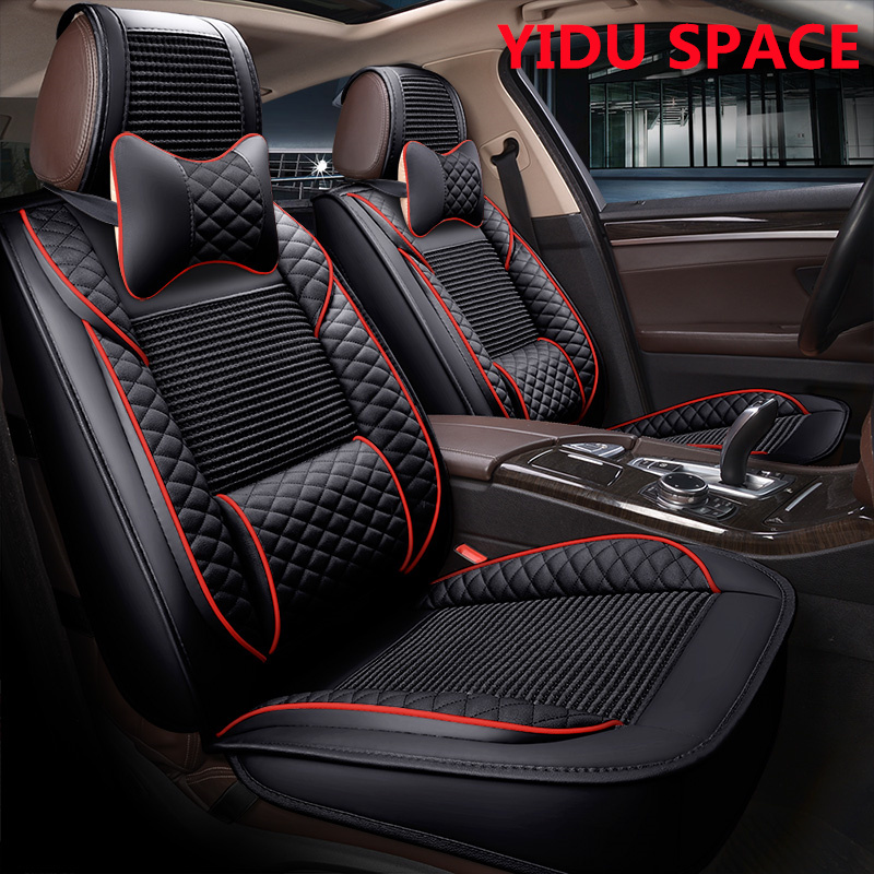 Car Accessory Universal black Leather Car Seat Cover 
