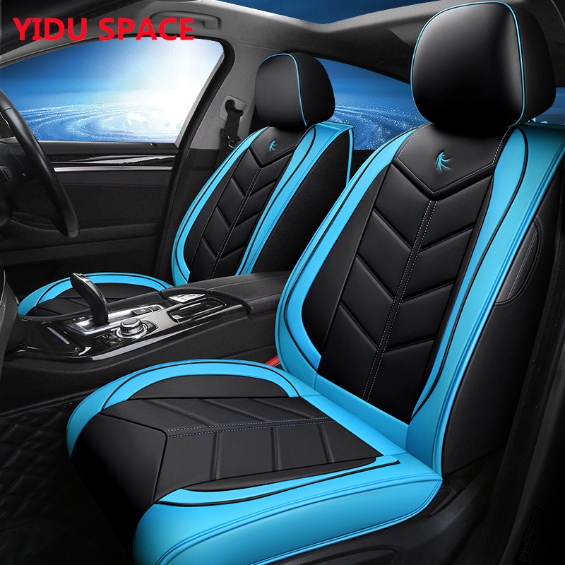 Car Decoration Cover Universal Cartoon Pure Leather Auto Car Seat cover 