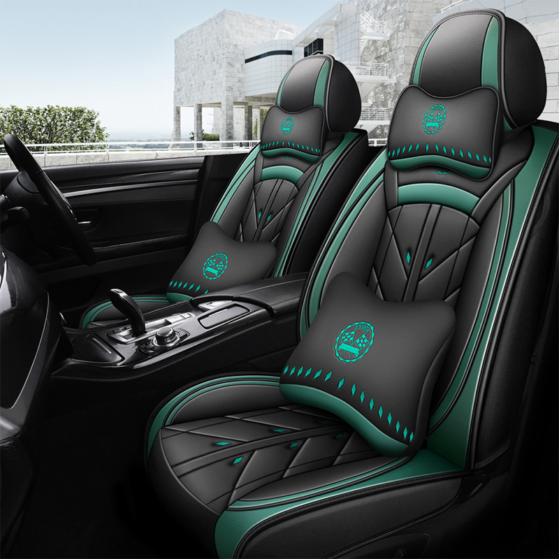 China Suppliers black Universal auto  ​Leather Car Seat Cover 