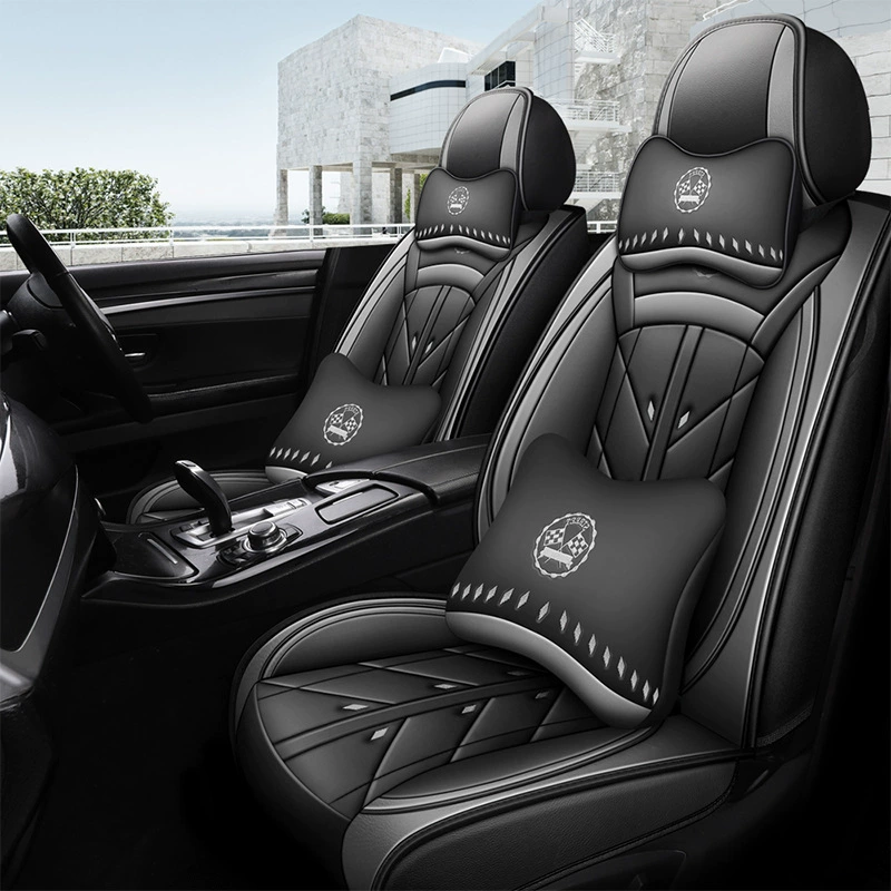 China Suppliers black Universal auto  ​Leather Car Seat Cushion