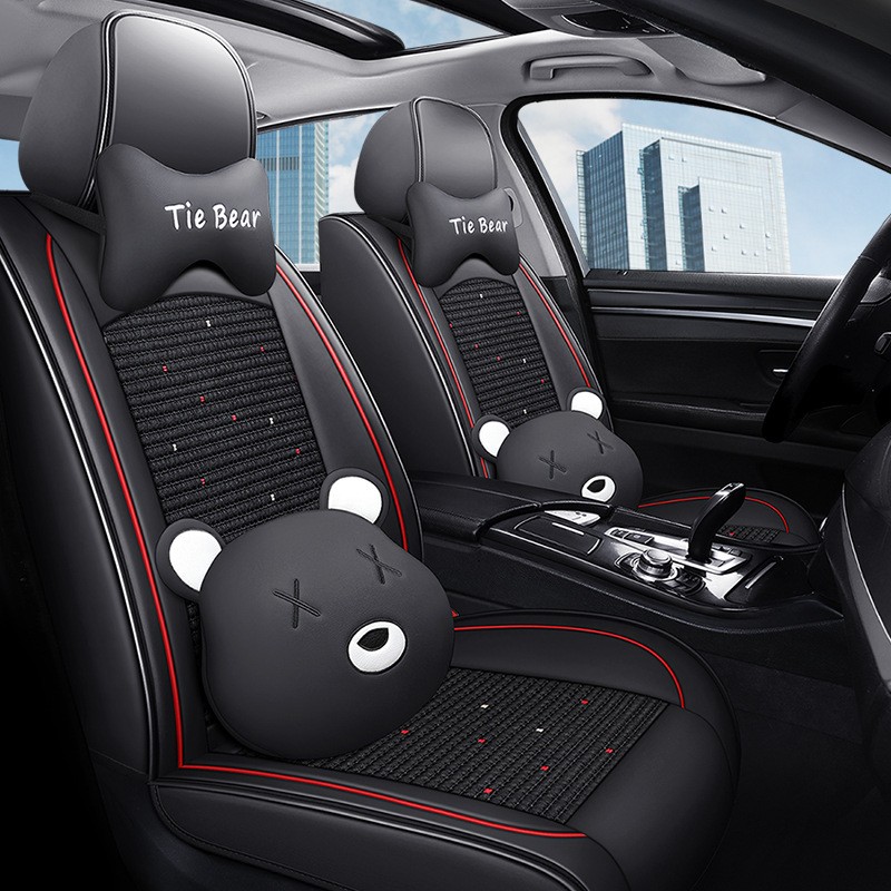 China Suppliers ​Leather  Ice Silk All-Season Universal auto Car Seat Cushion