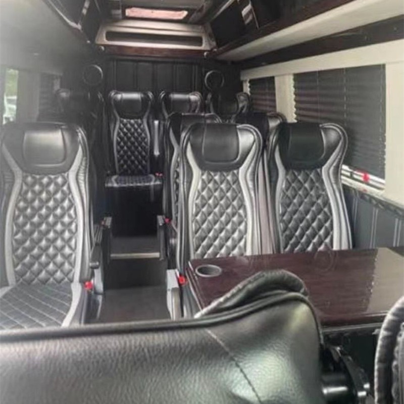 China Suppliers Luxury Leather Fabric Single Seat Double Seat Triple Seat Mini Buses seat  Bus Seats Coaches seat