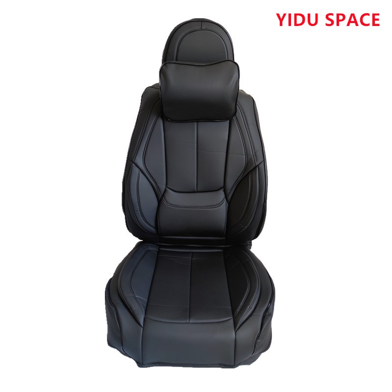 Car Accessories Car Decoration High-end luxury Seat Cushion Universal Black orange Leather Auto Car  Seat Cover 