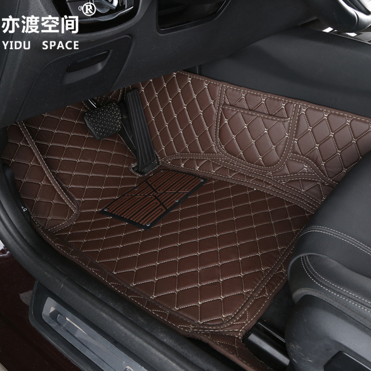 Fully enclosed 5D PU leather car mat car floor mat