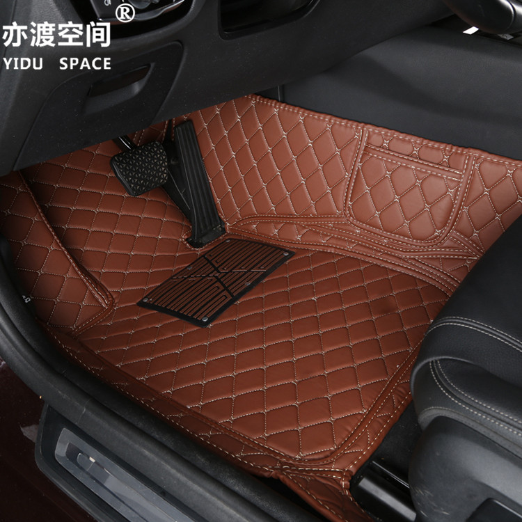 Fully enclosed 5D PU leather car mat car floor mat 