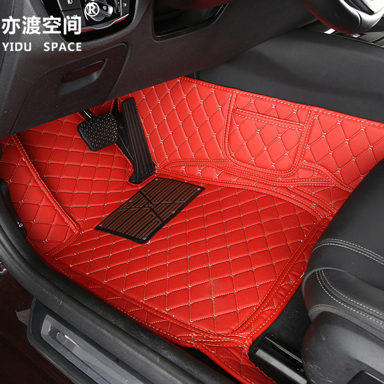 Fully enclosed 5D PU leather car mat car floor mat