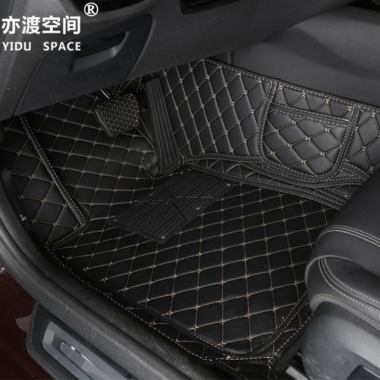 Fully enclosed 5D PU leather car mat car floor mat