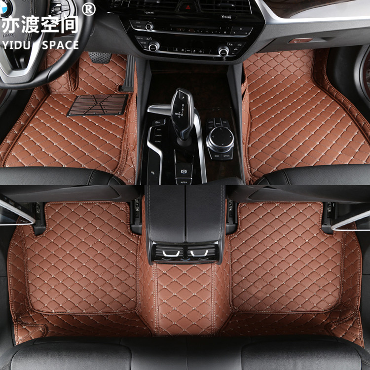 Fully enclosed 5D PU leather car mat car floor mat