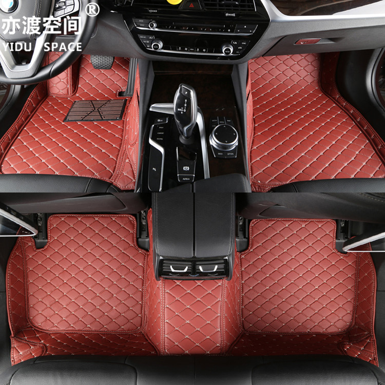 Fully enclosed 5D PU leather car mat car floor mat 