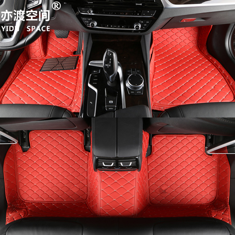 Fully enclosed 5D PU leather car mat car floor mat 